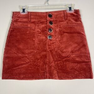 Zara corduroy mini skirt medium TRF collection